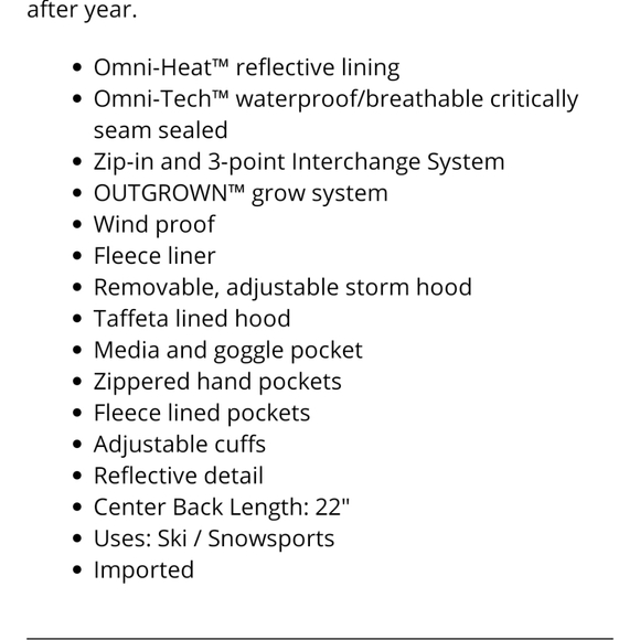 Columbia 2 pc Coat Interchange Waterproof Winter Snow Jacket 7 - Picture 11 of 15